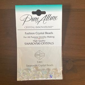 Swarovski Crystal Beads - #5301 6mm Crystal Bicone AB